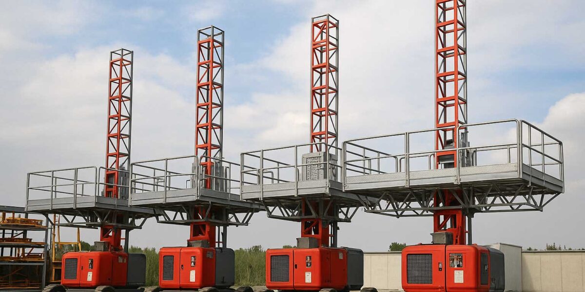 Noleggio ponteggio autosollevante Roma e Fiumicino