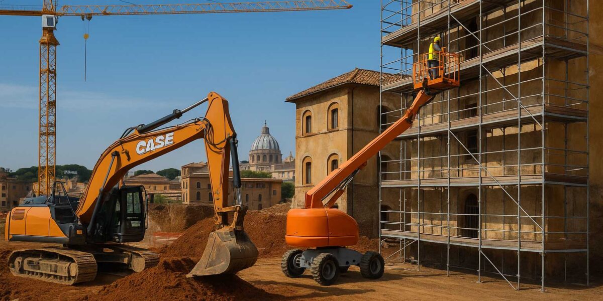 Noleggio attrezzature edili Roma: la scelta per qualsiasi cantiere