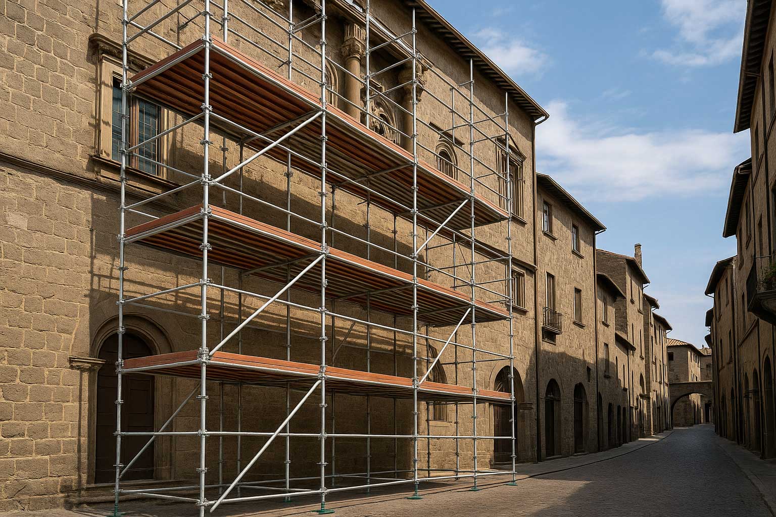 Ponteggi Viterbo: sicurezza e qualità per cantieri edili