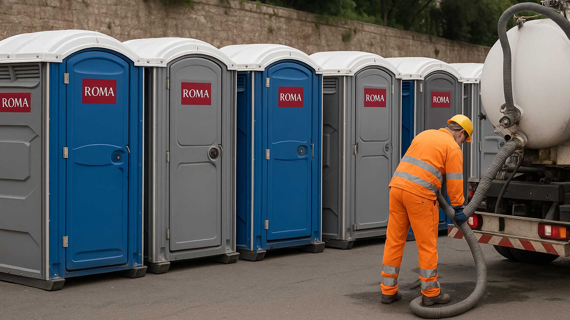 Noleggio bagni chimici Roma: la formula perfetta