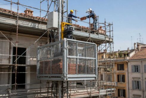 Noleggio montacarichi: soluzione pratica e sicura per i cantieri edili